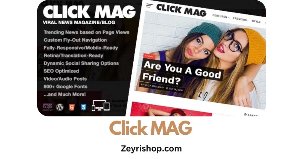 Click Mag Free Download WordPress Theme